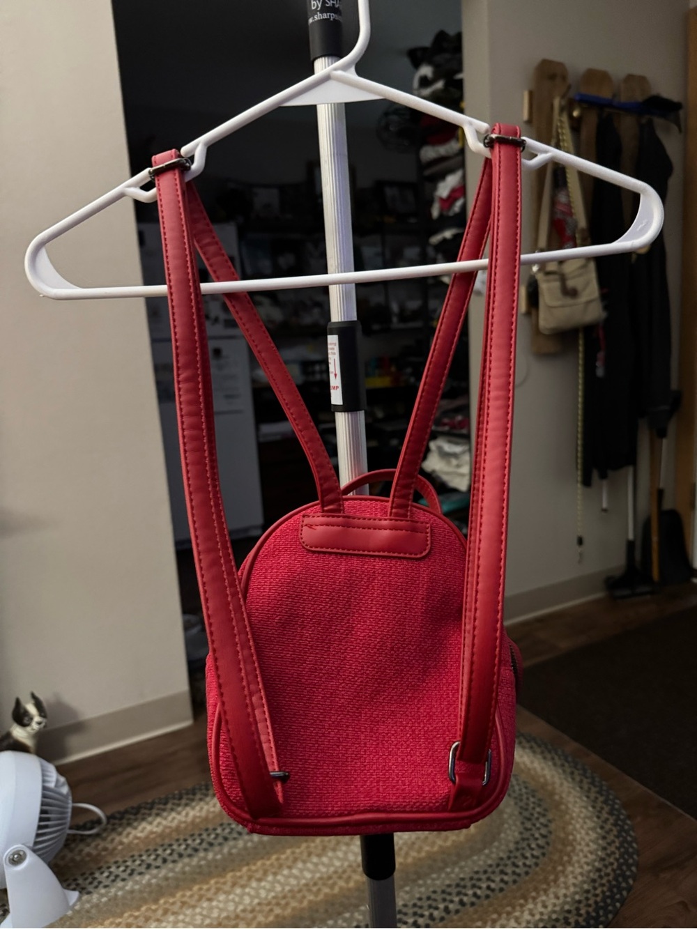 Wrangler Red Mini Backpack with Aztec Pattern - Picture 3 of 6